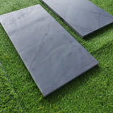 Natural polished slate tile for interior decora