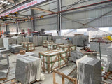 Manufacturer Low Price G603 Granite Slabs Natural Stone Tiles Flamed Brushed for Exterior Villas Square Paving
