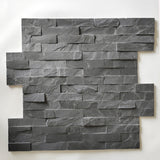Factory manufacture black wall cladding tile stone veneer