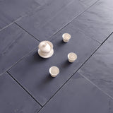 Natural polished slate tile for interior decora
