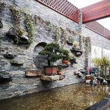 Factory manufacture black wall cladding tile stone veneer
